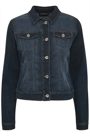 Cream Jakke, Dame, Blå, M, Denim, Lisa Denim Jakke Denim Jakke 10650245 Denim