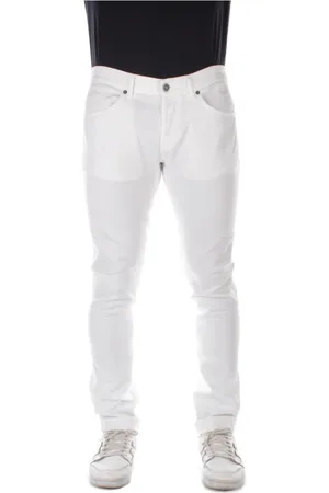 Dondup Bukser, Herre, Hvid, W36, Bomuld, Chinos