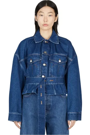 MERYLL ROGGE Jakke, Dame, Blå, L, Denim, Denim Jakke