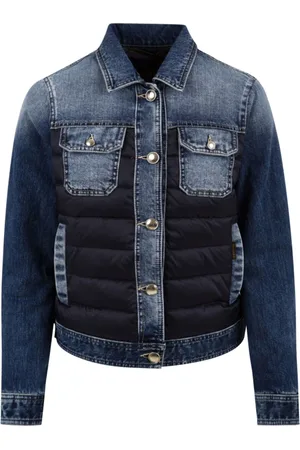 MOORER Jakke, Dame, Blå, 2XS, Denim, Blå Petunia Denim Jakke