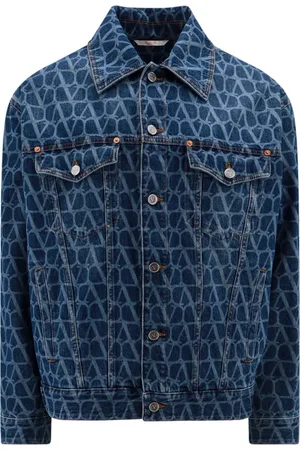 VALENTINO Jakke, Herre, Blå, M, Denim, Denim Jakke