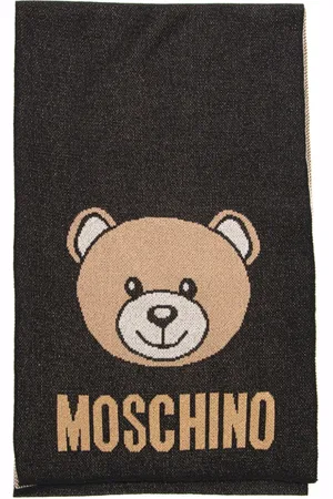 Moschino Tilbehør, Dame, Sort, ONE SIZE, Uld, Scarf