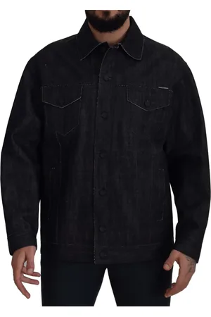 Dolce & Gabbana Jakke, Herre, Sort, L, Denim, Denim Jakke