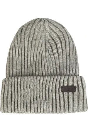 Barbour Tilbehør, Herre, Grå, ONE SIZE, Uld, Grå Beanie Tørklæde Sæt