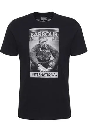 Barbour Top, Herre, Sort, M, Bomuld, T-shirts