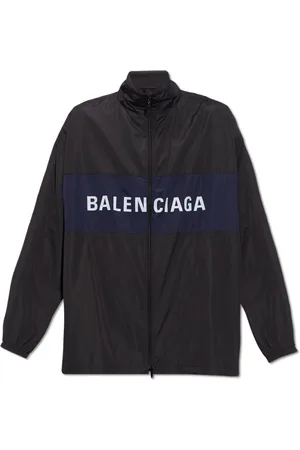 Balenciaga Jakke, Herre, Sort, S, Jakke med logo