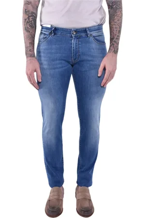 PT Torino Jeans, Herre, Blå, W33, Bomuld, Jeans