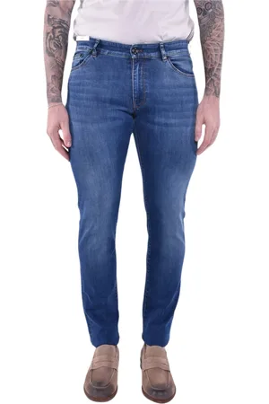 PT Torino Jeans, Herre, Blå, W33, Bomuld, Jeans