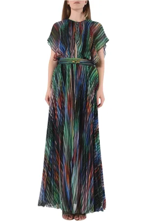 Roberto Cavalli Kjole, Dame, Flerfarvet, XS, Polyester, Dresses