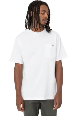 Dickies Top, Herre, Hvid, 2XL, Bomuld, T-shirts