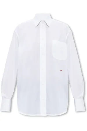 Victoria Beckham Bluser & Skjorter, Dame, Hvid, 2XS, Bomuld, Skjorte i bomuld