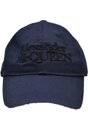 Alexander McQueen Tilbehør, Herre, Blå, S, Uld, Hats