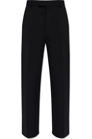 Salvatore Ferragamo Bukser, Herre, Sort, M, Plissérede bukser