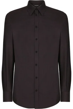 Dolce & Gabbana Skjorte, Herre, Brun, M, Bomuld, Blouses & Bluser