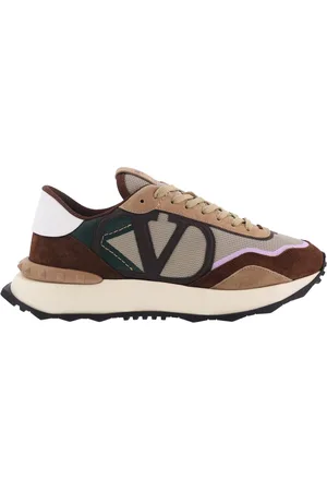 VALENTINO Sko, Herre, Flerfarvet, 45 EU, NetRunner Sneaker Brun/Beige