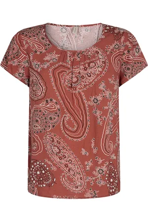 soyaconcept Top, Dame, Rød, L, Uld, Latoya 2 Bluser 40116 Rust