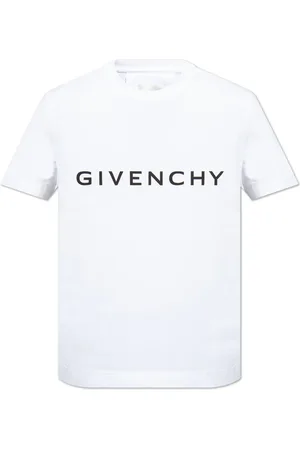 Givenchy Top, Herre, Hvid, L, Bomuld, T-shirt med logo