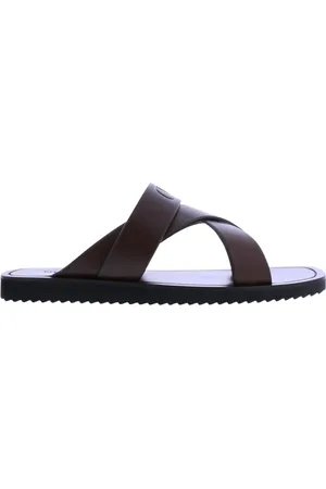 VALENTINO Sko, Herre, Brun, 41 EU, Herre Slide Sandaler