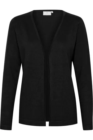 Kaffe Strik, Dame, Sort, S, Nylon, Kafenia Astrid Cardigan Strik