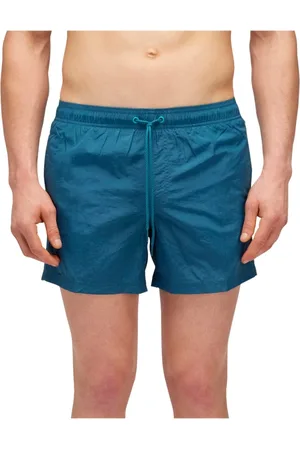Sundek Badetøj, Herre, Blå, 2XL, Krøllet Blå Regnbue Badebukser