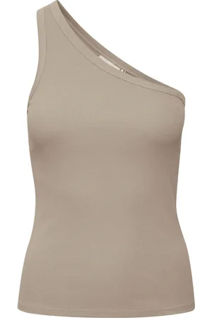 Gestuz Top, Dame, , XL, Uld, Stilfuld One-Shoulder Top