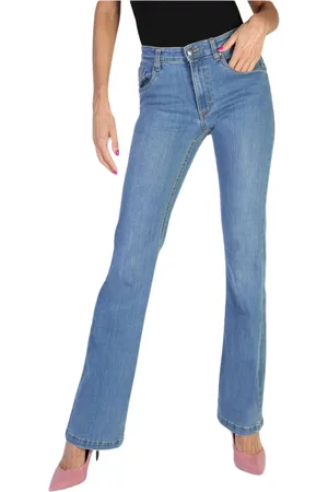 John Richmond Jeans, Dame, Blå, W24, Bomuld, Boot-cut Jeans