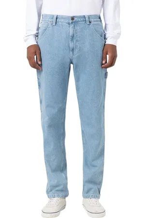 Dickies Jeans, Herre, Blå, W32, Denim, Straight Jeans