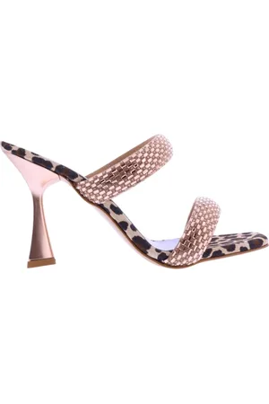 Albano Sko, Dame, Grå, 37 EU, Uld, Roser Guld Rhinestone Sandal