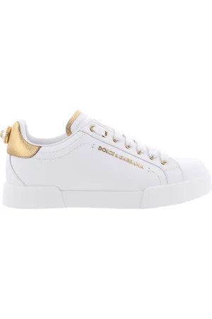 Dolce & Gabbana Sko, Dame, Hvid, 36 EU, Uld, Sneakers