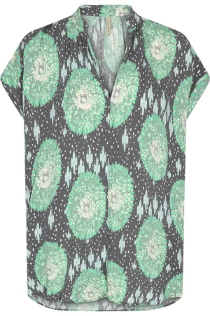 soyaconcept Bluser & Skjorter, Dame, Flerfarvet, S, Uld, Leana 1 Bluser 40125 Green