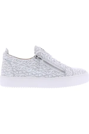 Giuseppe Zanotti Sko, Herre, Hvid, 40 EU, Uld, Sneakers