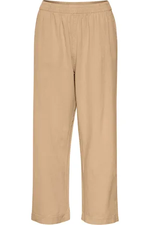 Kaffe Bukser, Dame, , XS, Bomuld, Kanaya Culotte Pants Pants 10507418 Classic Sand