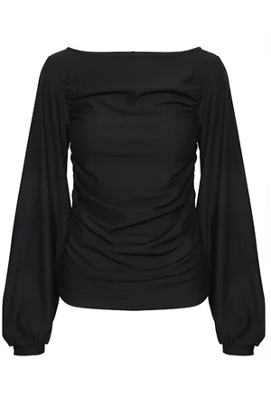 Gestuz Bluser & Skjorter, Dame, Sort, S, Rifagz Ls Blouse Toppe & T-shirts 10908447