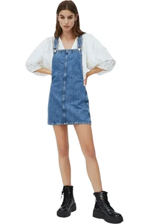 Pepe Jeans Kjole, Dame, Blå, M, Denim, Sommerkjole