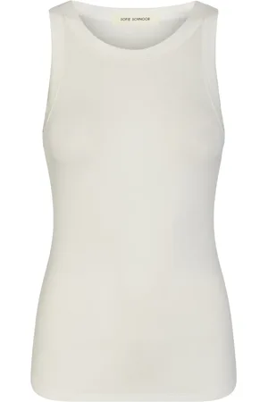 Sofie Schnoor Top, Dame, Hvid, XS, Uld, Snos215 Toppe & T-shirts Snos215