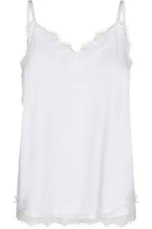 Freequent Top, Dame, Hvid, 2XL, Uld, Bicco Toppe & T-shirts 120962 Off