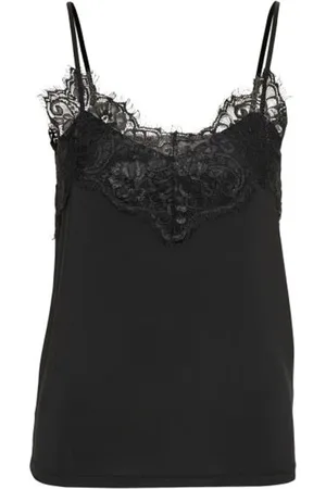 Soaked in Luxury Top, Dame, Sort, 2XL, Slclara Singlet Lingeri 30403547