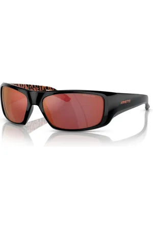 Arnette Tilbehør, Herre, Sort, 62 MM, Sort/Orange HOT Shot Solbriller
