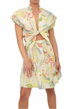 Twin-Set Kjole, Dame, Flerfarvet, M, Sommerkjole