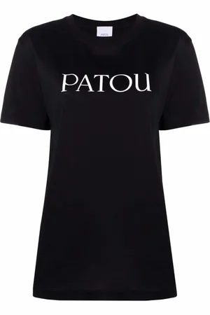 Patou Top, Dame, Sort, M, Bomuld, Sort Bomuld Crewneck T-shirt
