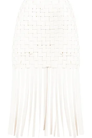 Pinko Nederdel, Dame, Hvid, S, Midi Skirts