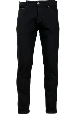 PT Torino Jeans, Herre, Sort, W36, Denim, Stretch Denim Tapered Fit Jeans
