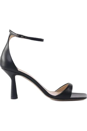 Giuliano Galiano Sko, Dame, Sort, 37 1/2 EU, Sort Glamour Sandaler Tynd Ankel Spænde