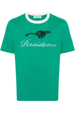 WALES BONNER Top, Herre, Grøn, L, Uld, T-shirts