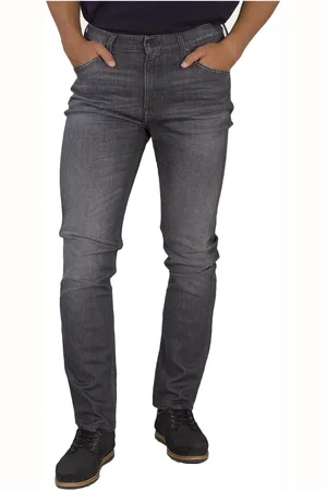 Lee Jeans, Herre, Grå, W28 L32, Uld, Slanke jeans