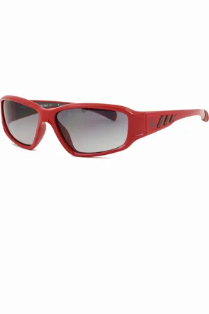 Benetton Tilbehør, unisex, Rød, 54 MM, Uld, Solbriller
