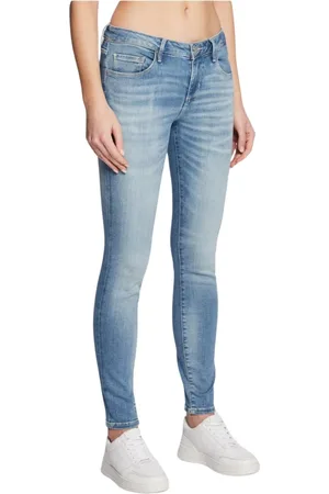 Guess Jeans, Dame, Blå, W26, Bomuld, Skinny Jeans