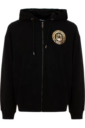 Roberto Cavalli Sweathshirts & Hoodies, Herre, Sort, XL, Sort Hættetrøjer