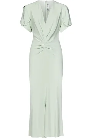 Victoria Beckham Kjole, Dame, Grøn, M, Maxi Dresses
