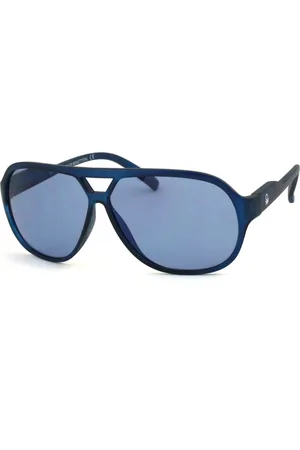 Benetton Tilbehør, unisex, Blå, 55 MM, Uld, Junior Solbriller Bb577 Farve 02